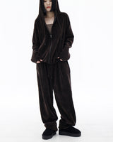 コージーフードジップアップ/Cozy Hood Zip-Up (3color)