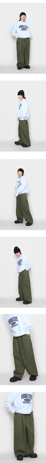 ワイドバルーンストリングカーゴパンツ / Wide Balloon String Cargo Pants