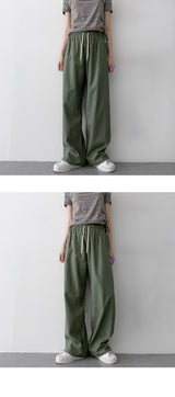 Summer soft linen spandex bendable pants