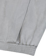 87-STAN029 [Vegan Suede] Multi-placket Suede Jacket Gray
