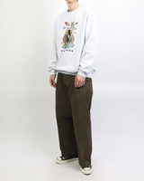 クラウドガールプリンティングスウェットシャツ / Cloud Girl Printing Sweatshirt Melange