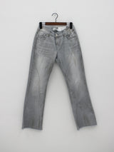 ダストブーツカットデニムパンツ / Dust Bootcut Denim Pants (2color)