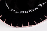 (핸드메이드) 핑크-네이비-햇 / (HANDMADE EMBROIDERY) PINK-NAVY-HAT (6656020873334)