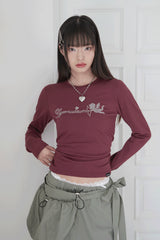 ZIZE  エンジェルキューブTシャツ (BURGUNDY)