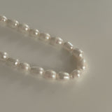 ホワイトパールネックレス / white pearl necklace