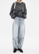 バルーンカーゴデニムパンツ / no.0001 balloon cargo denim pants