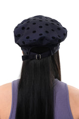 DOT BERET HAT / NAVY