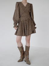 ホピラップミニワンピース / Hopi Wrap Mini One Piece (2color)