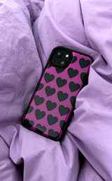 ブラックハートiPhoneケース/black heart case