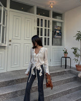 NON-FADE DENIM BOOTCUT PANTS