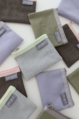 flat card pouch (pale purple)