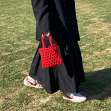 フルーツネットバッグ ミニ/fruit net bag mini (apple)