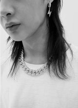 BTS着用ブラハムクバンチェーンネックレス / BTS wear Braham Cuban chain necklace (6628150149238)