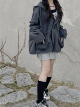 ユニセックスピグメントビンテージミリタリージャケット / Unisex pigment Vintage military jacket