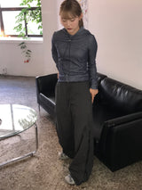 ニコルジッパーバンディングパンツ
