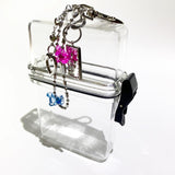 Summer gummy bear Cigarette & lighter case (bear pendant blue->green) (6672842260598)