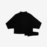 ネコタートルネックラップTシャツ