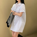 [Bellide made/Short, Long] Candy Short-Sleeved Shirt Dress