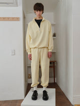 SWEAT PANTS PALE YELLOW (6594009923702)