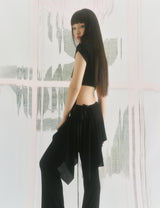 Raglan Crop Top (BLACK)