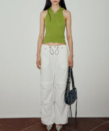 コンバーティブルパラシュートパンツ / CONVERTIBLE PARACHUTE PANTS (IVORY)