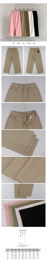 マチコットンワイドパンツ / Machi Cotton Wide Pants