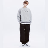 ワイドコットンカーゴパンツ / WIDE COTTON CARGO PANTS - BLACK