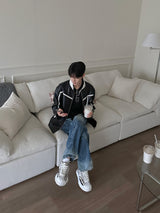 Uno Leather Biker Jacket