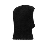 Monogram Label Soft Knit Balaclava Black