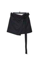 スポットレイヤードベルトスカート/Spot Layered Belt sk (2 colors)