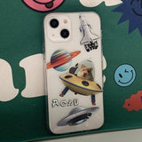 スペースファイトハムスター iPhoneケース