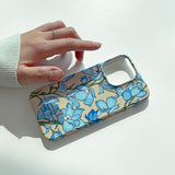 ブルーデルフィニウム  スマートフォンケース/Blue Delphinium (Galaxy) Matt Hard Case