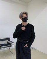 ラップ デニムパンツ / SI Wrap Denim Pants (2 colors)