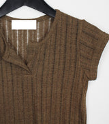 ユピクロップTシャツ / Yupi Linen Crop T-shirt (3color)