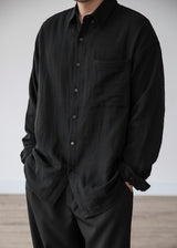 SILH LINEN CHECKERED SHIRT