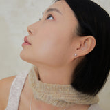 ダブルラブピアス / double love earring