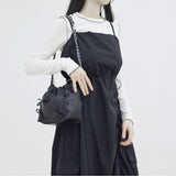 ピアスチェーンリボンミニショルダーバッグ