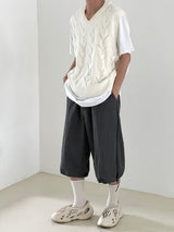Capri wide string pants