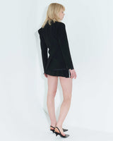 ローエッジスリムジャケット / Raw Edge Slim Jacket _ Black