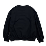 SMOKING SKULL SWEAT SHIRT BLACK (6612483670134)
