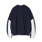 エルボーセクションヘビーカーディガン/ELBOW SECTION HEAVY CARDIGAN NAVY