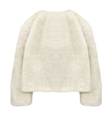Eco fur jacket