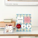 ディアマイデイズパーペチュアルカレンダー / DEAR MY DAYS Perpetual Calendar - Blue Tiled