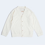 Vネックワッフルカーディガン/DAMP V-NECK WAFFLE CARDIGAN_IVORY