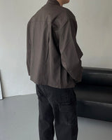 OA　パッド入りマット加工レザージャケット(2 colors)