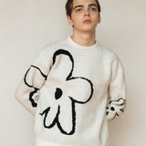 フラワーニット/FLOWER KNIT_IVORY