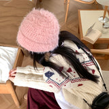 Fiv angora fur hat