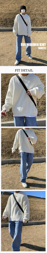 クロウォーマーラウンドニット/CLO WARMER ROUND KNIT(4COLOR)