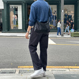 クボセミワイドローデニムパンツ / Kubo Semi-Wide Raw Denim Pants (2 colors)
