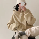 [Bellide made/fleece-lined wool] Berrygood fleece-lined wool embroidery hoodie